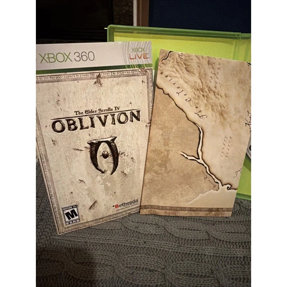 Elder Scrolls IV Oblivion - Microsoft Xbox 360 CIB with Map Excellent Condition